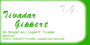 tivadar gippert business card